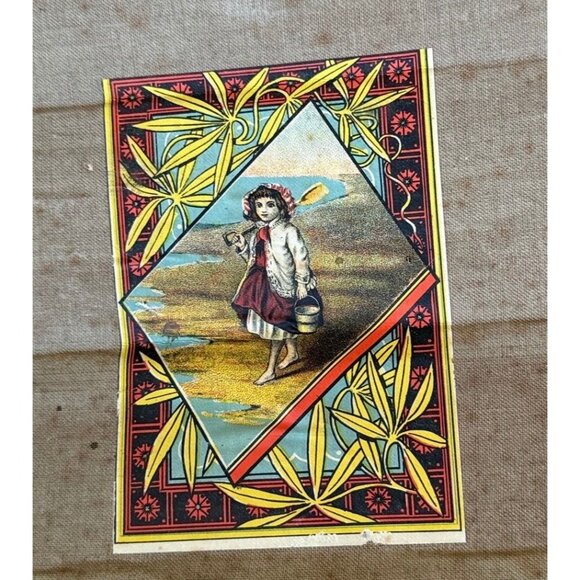 Antique 1899 Wescott Express Co. Domed Steamer Trunk Graphics & Inside Divided - Picture 9 of 10